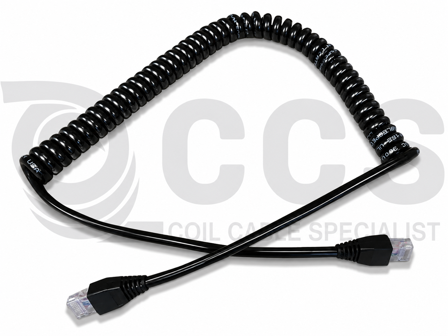 24 AWG 4 PAIRS - ECAT5e BLACK PU JACKET - P/N ECAT5ES0N