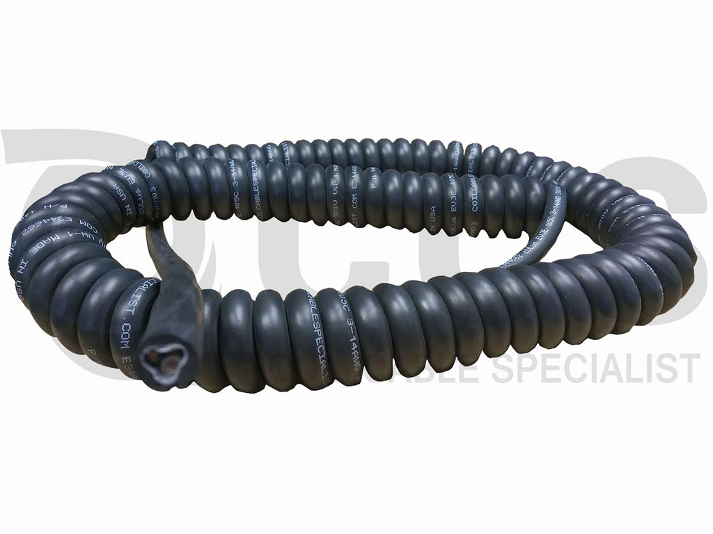 14 AWG 3 CONDUCTOR - 300V BLACK FR PU JACKET - P/N 1403PM03